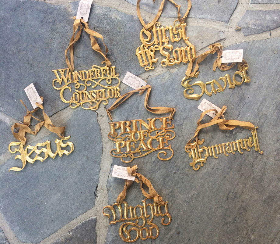 Names Of Jesus Ornaments