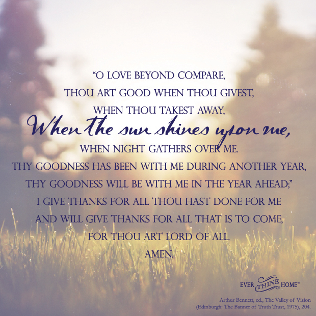 New Year's Prayer