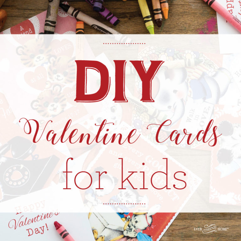 DIY Valentine Cards for Kids - Ever Thine Home