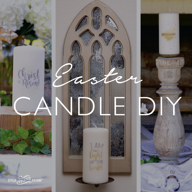 Easter Candles DIY Ever Thine Home