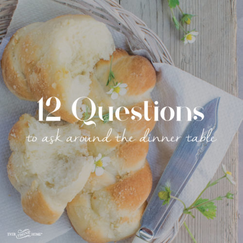 Untie Your Story 12 Questions to Ask Around the Dinner Table Ever