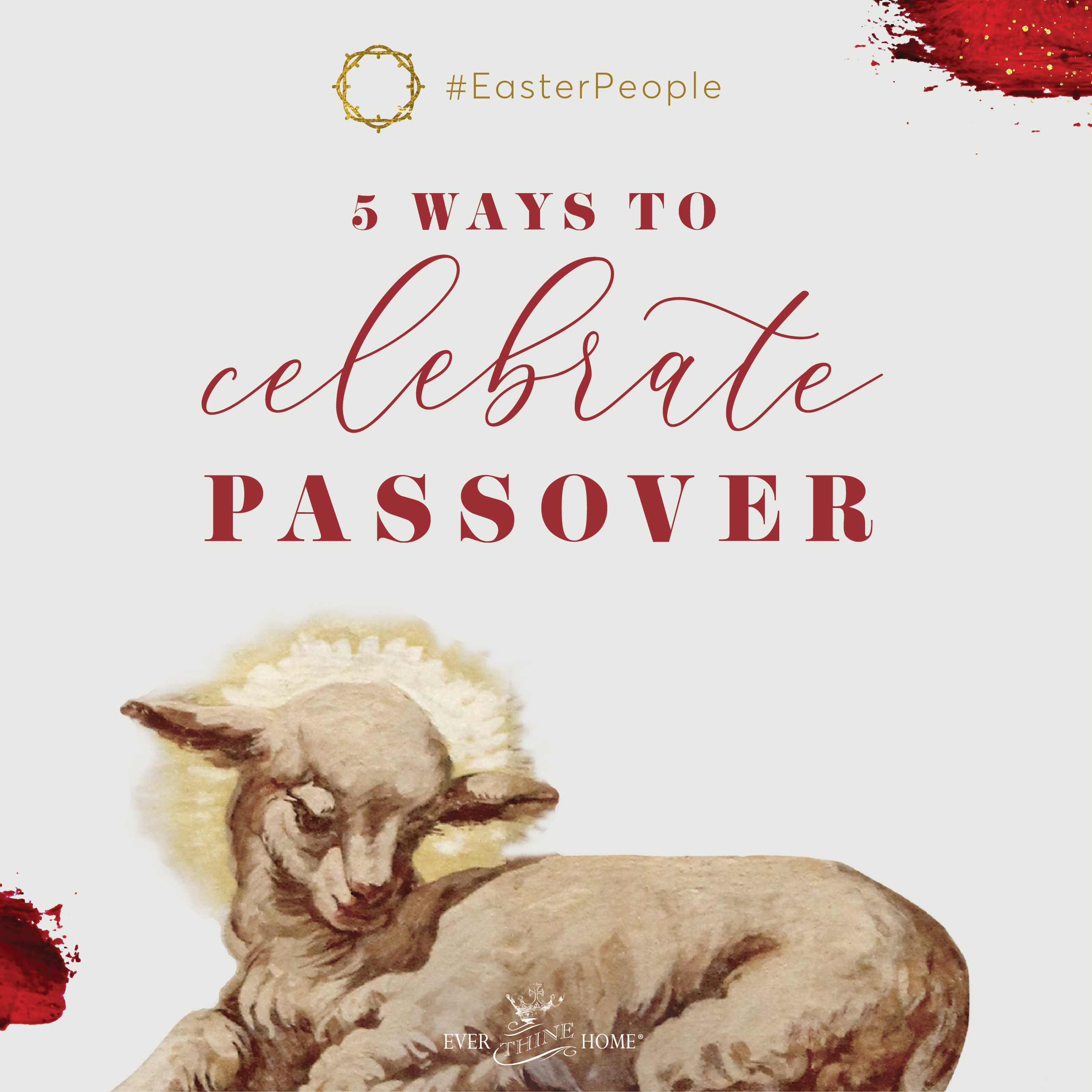Passover Decor Ideas - Using Freezer Paper Stencils For A ...
