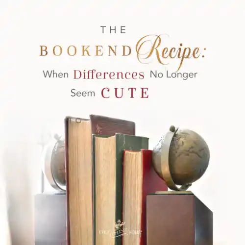 A picture of books with bookends